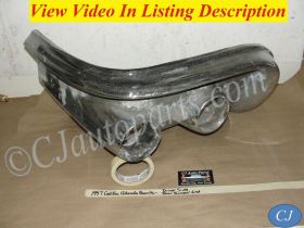 OEM 1957 Cadillac Eldorado Biarritz Seville LEFT DRIVER SIDE BACK REAR BUMPER END
